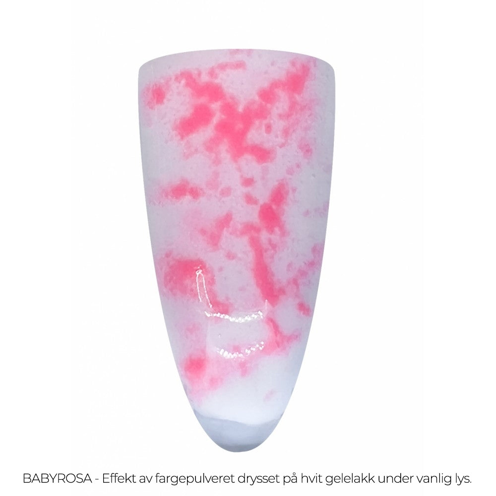 Fluorescerende Pigmentpulver - Sett med 12 krukker