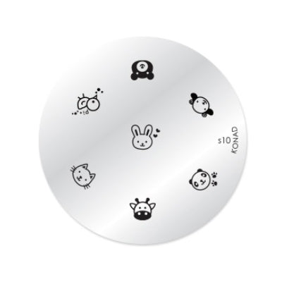 Konad Nail Art - Mønsterplate S10