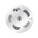 Konad Nail Art - Mønsterplate m102