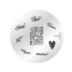 Konad Nail Art - Mønsterplate m104