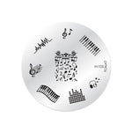 Konad Nail Art - Mønsterplate m105