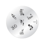 Konad Nail Art - Mønsterplate m35