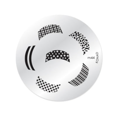 Konad Nail Art - Mønsterplate m44