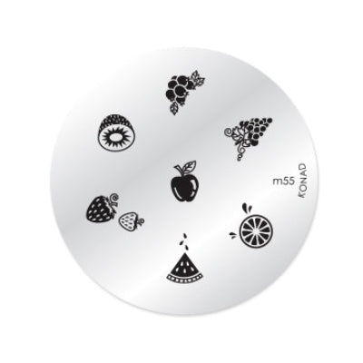 Konad Nail Art - Mønsterplate m55