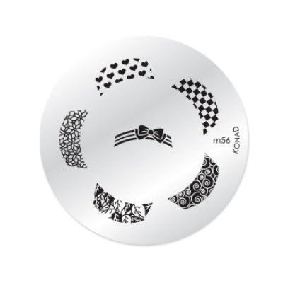 Konad Nail Art - Mønsterplate m56