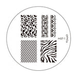 Konad Nail Art - Mønsterplate m57-1