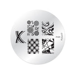 Konad Nail Art - Mønsterplate m64