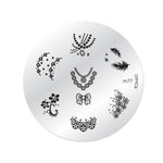 Konad Nail Art - Mønsterplate m77