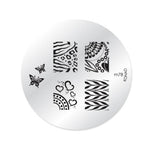 Konad Nail Art - Mønsterplate m78