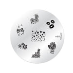 Konad Nail Art - Mønsterplate m84