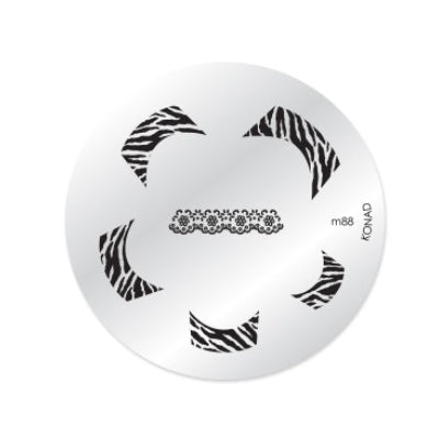 Konad Nail Art - Mønsterplate m88