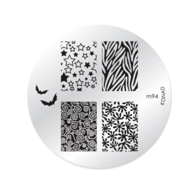 Konad Nail Art - Mønsterplate m94