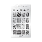 Konad Nail Art - Square Image Plate - 08