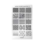 Konad Nail Art - Square Image Plate - 14