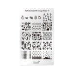 Konad Nail Art - Square Image Plate - 18