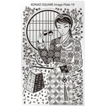 Konad Nail Art - Square Image Plate - 19