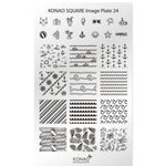 Konad Nail Art - Square Image Plate - 24