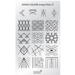 Konad Nail Art - Square Image Plate - 27