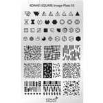 Konad Nail Art - Square Image Plate - 33