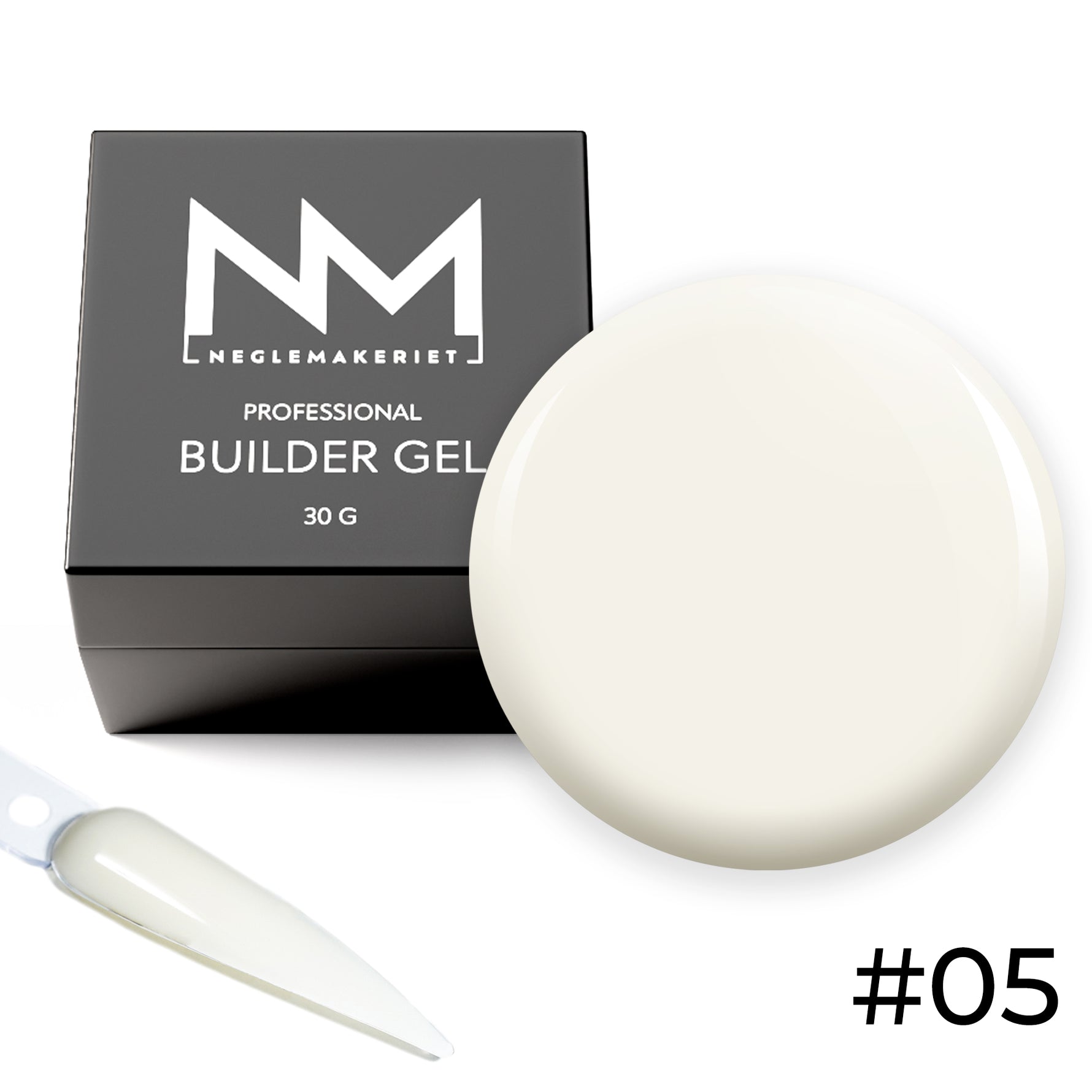 Neglemakeriet Professional Builder Gel #05 elfenbenshvit