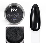 Neglemakeriet Crystal Glaze - Color Powder - 004 - 1G sort glaze donut nails