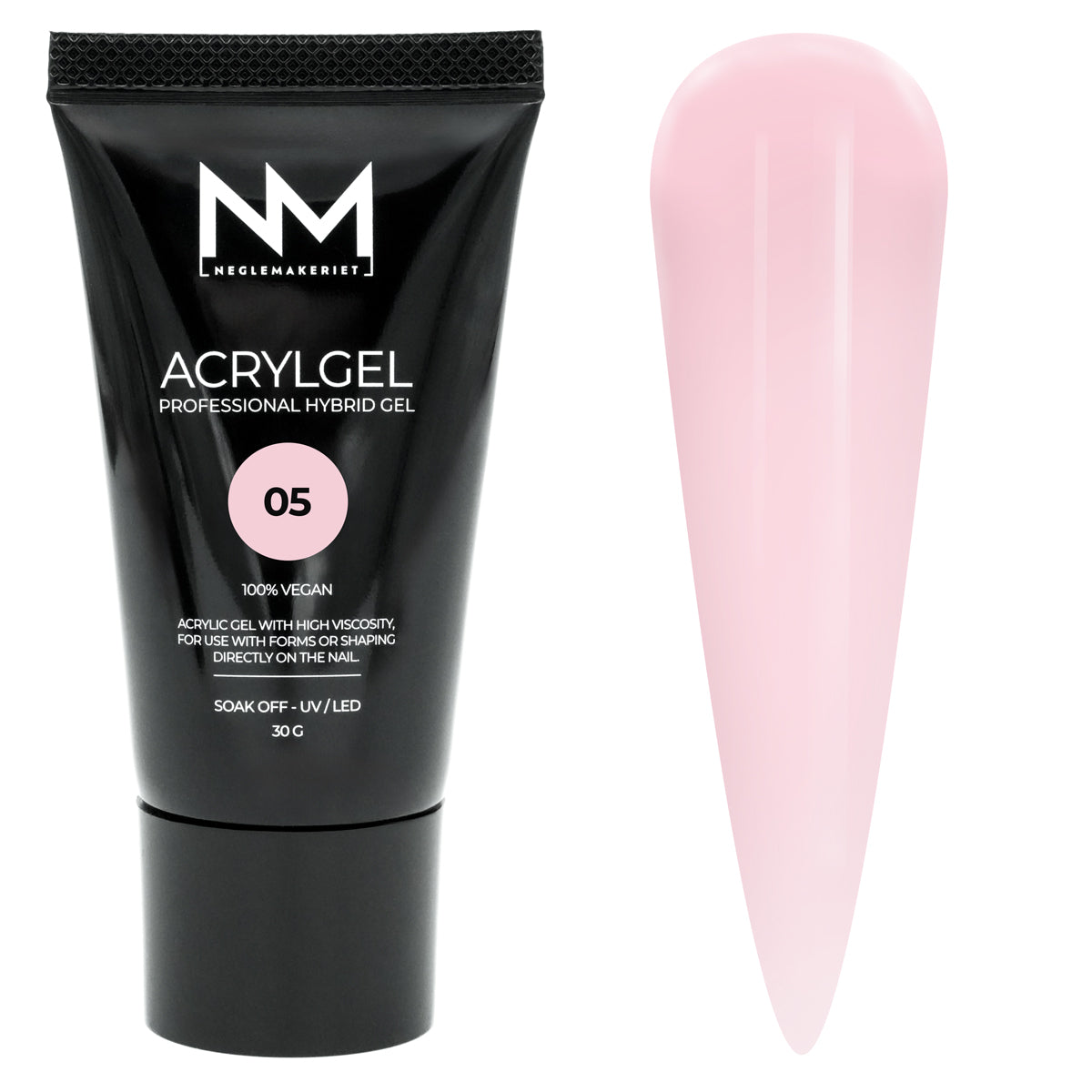 Neglemakeriet Acrylgel - Professional Hybrid Gel / Polygel -