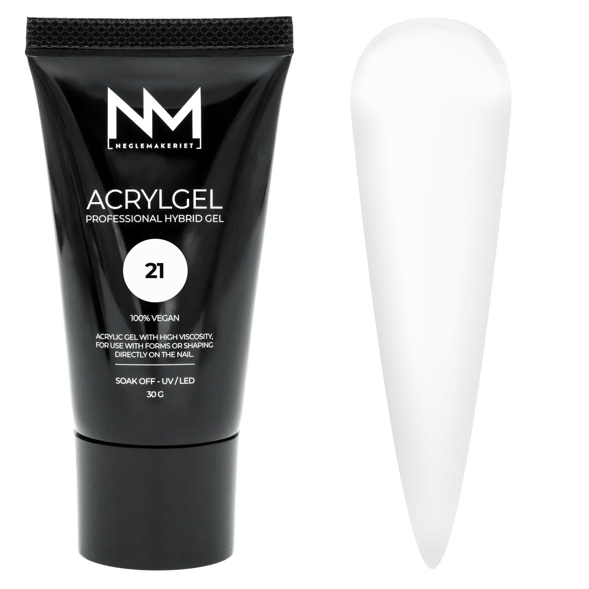 Neglemakeriet Acrylgel - Professional Hybrid Gel / Polygel -