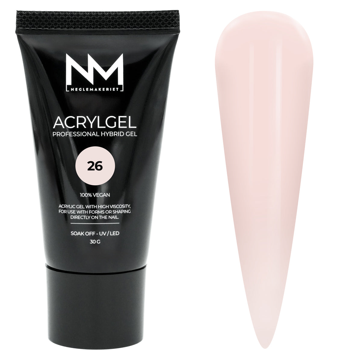 Neglemakeriet Acrylgel - Professional Hybrid Gel / Polygel -