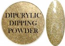 Dipcrylic Acrylic Dipping Powder - Glitter Collection - Holographic Gold thumbnail