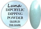 Dipcrylic Acrylic Dipping Powder - Glow in the Dark Collection - Luna Celestial thumbnail