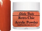 Sheba Nails Acrylic Powder - Retro Chic - Pumpkin thumbnail