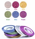 Glitter Line Tape - Purple - 2mm thumbnail
