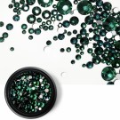 Mix Acrylic Rhinestone 78 - Emerald Green thumbnail
