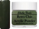 Sheba Nails Acrylic Powder - Retro Chic - Moss thumbnail