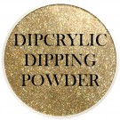 Dipcrylic Acrylic Dipping Powder - Glitter Collection - Holographic Gold thumbnail