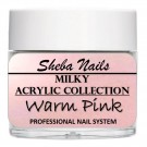 Nude Color Acrylic Powder - Milky Collection - Warm Pink thumbnail