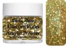 Unicorn Poop Acrylic Powder - Holographic Liquid Gold thumbnail