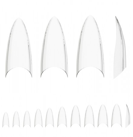 Stiletto Clear Tip - Pose med 500
