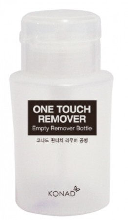 Konad Nail Art - One Touch Empty Remover Bottle - Pumpeflaske