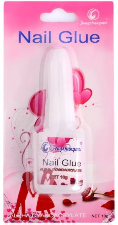 Fengshangmei Brush-On Instant Nail Glue - 10 gram