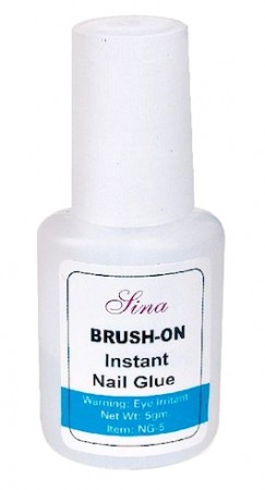 Brush-On Instant Nail Glue