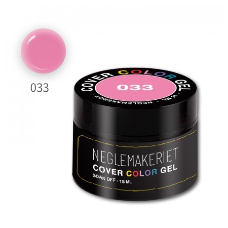 Neglemakeriet Cover Color Gel - GS033 - Peach - 15 ml