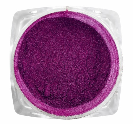 Holographic Nail Art Powder - 16 - Dark Hot Purple