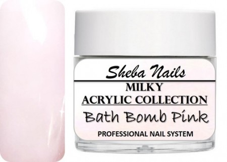 Nude Color Acrylic Powder - Milky Collection - Bath Bomb Pink