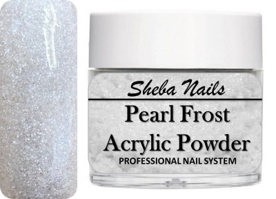 Sheba Nails Techno Color Acrylic Powder - Pearl Frost