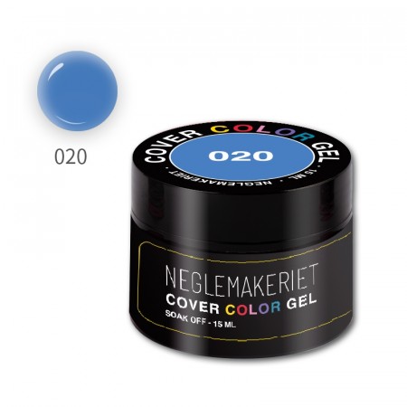 Neglemakeriet Cover Color Gel - GS020 - Pearl Blue - 15 ml