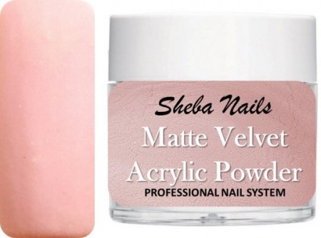 Matte Velvet Color Acrylic Powder - Rosy