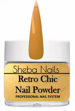 Sheba Nails Acrylic Powder - Retro Chic - Mustard