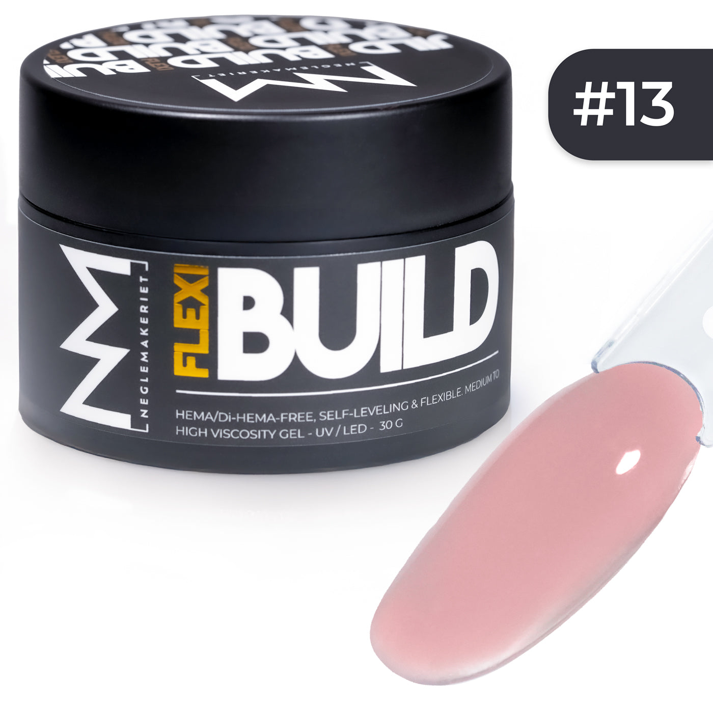 Neglemakeriet FLEXI Build #013 builder gel rosa