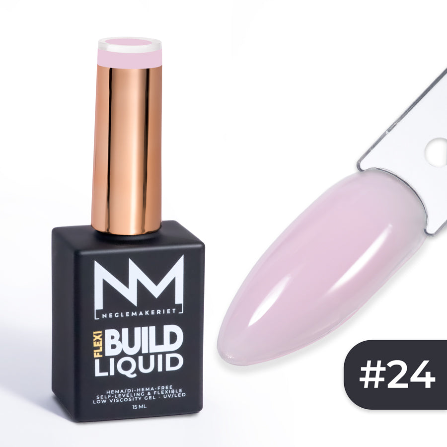 Neglemakeriet FLEXI Build Liquid #024 - søt og frisk rosa biab
